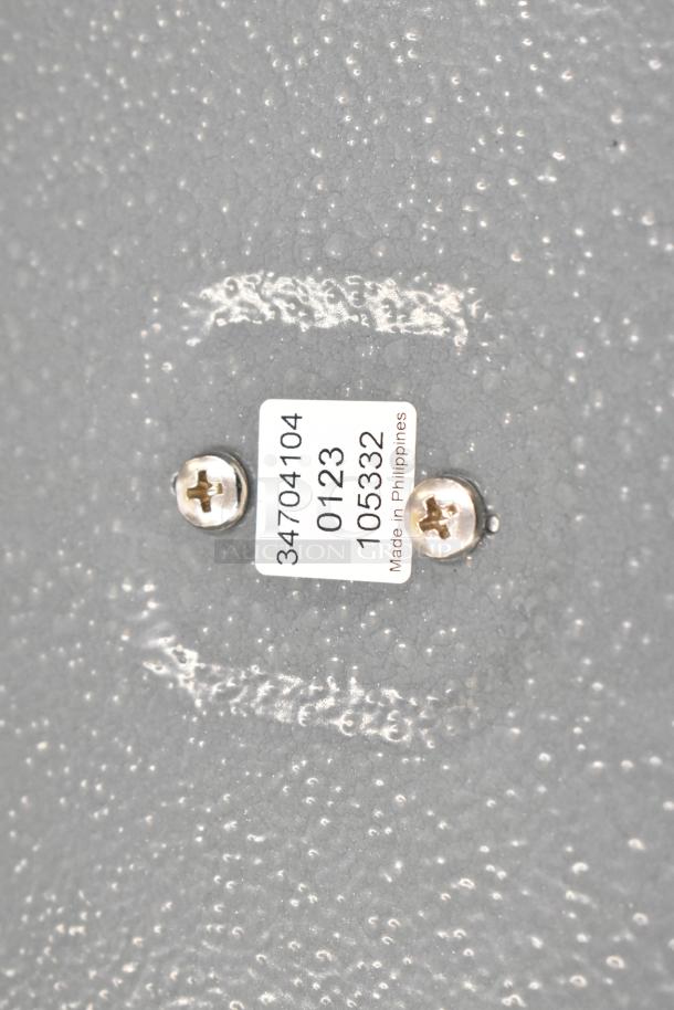 Image of Taylor High Capacity Hanging Digital Scale with label showing serial number and "Made in Philippines". New, scratch and dent condition.