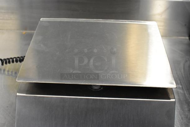 BRAND NEW Tor Rey PPC-5/10 10 lb. digital scale, scratch and dent condition, with remote indicator, foot pedal, legal for trade.