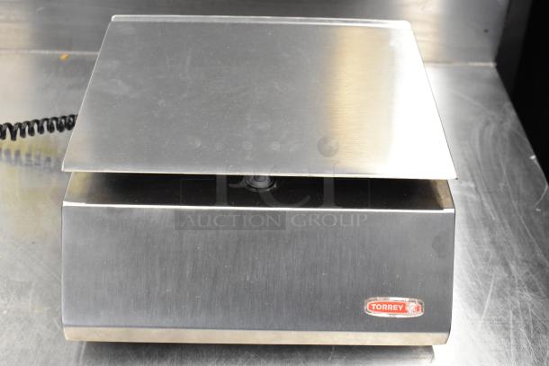 BRAND NEW Tor Rey PPC-5/10 digital portion control scale, 10 lb. capacity, stainless steel, scratch and dent, legal for trade.