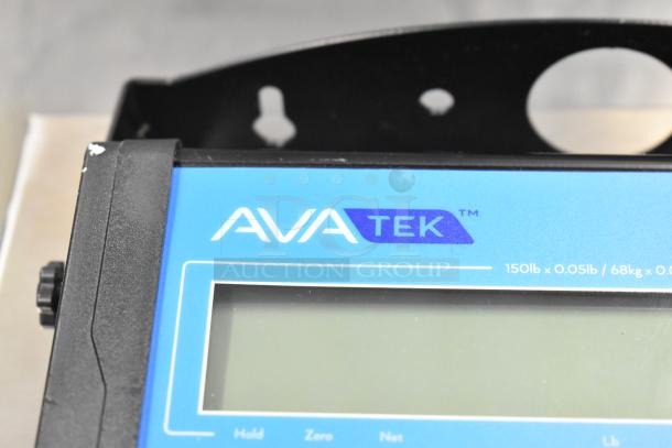 AvaTek RS150 digital scale with remote display, capacity 150 lb., brand new condition, minor scratches.