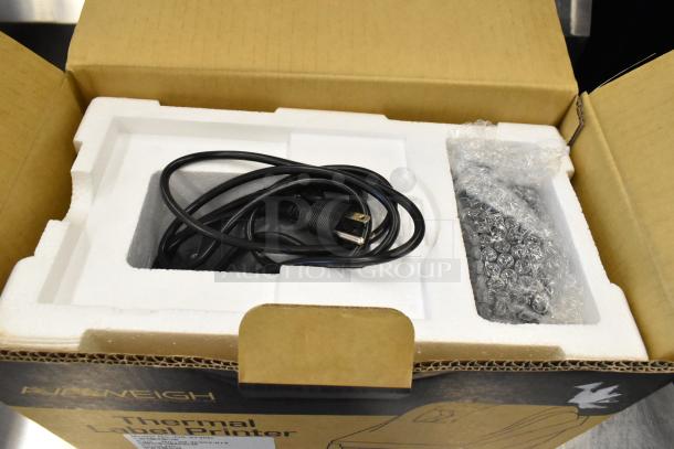 BRAND NEW SCRATCH AND DENT AvaWeigh OS-2130D Thermal Label Printer in original packaging with power cable included.