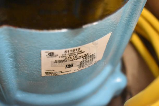 BRAND NEW Little Giant 511710 HT-10E-CIA-FS Submersible Effluent Pump, .5 HP, 115v, 80 GPM, 15 Ft. Cord, automatic.