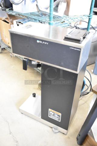 BRAND NEW Bunn VPR-APS Pourover Airpot Coffee Brewer, scratch and dent, 120V, 1 Phase, black and stainless steel.