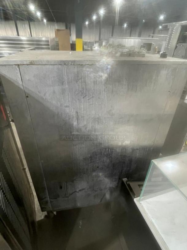 Alto-Shaam Combitherm 2020G full-height stainless steel combi oven. Natural gas powered, on legs, Model: 2020G, SN: G7U98080070.