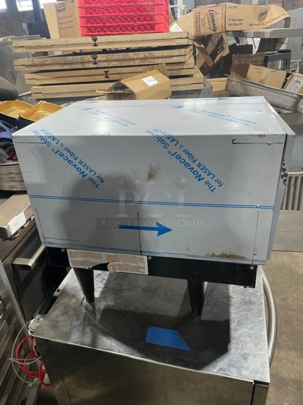 Hatco C-15 commercial stainless steel electric booster water heater, 2023 model, on legs, 240V 3-phase, Serial No. 3051172309.