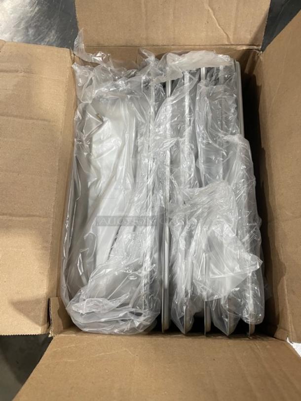 NEW ABC Commercial Stainless Steel 1/3-Size 4" Deep Steamtable Pan, Model 222034931, in original packaging.