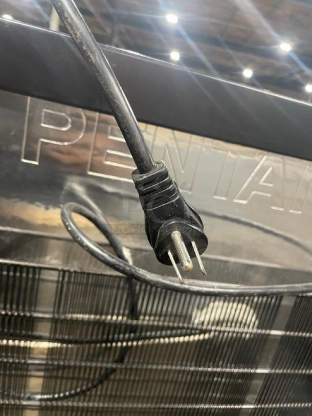 Liebherr 2019 commercial black single glass door reach-in beverage merchandiser refrigerator, model VC213264000.