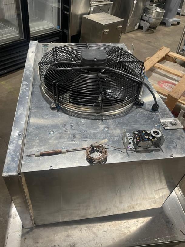 Thermowe TL401F8SES commercial stainless steel condensing unit, 2023 model, electric-powered, 220V 3 phase, SN: SOH2312070301.