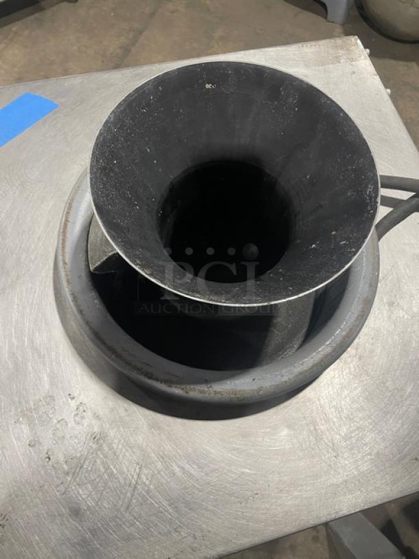 AM Manufacturing R900RT dough rounder, stainless steel, electric, 120V 1 phase, on casters, commercial use.