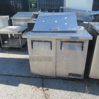 One True 2 Door Prep Table On Casters. 115 Volt. - Item #1219838