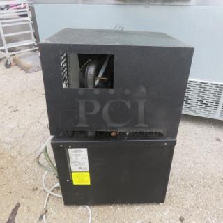 One Micromatic Glycol Chiller, Model MMPP4302, 115V, 18x20x31 inches. Appears to be in used condition with visible wiring.
