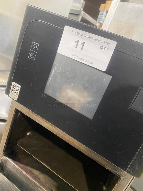 MerryChef Eikon E2S commercial countertop rapid cook oven, black, electric, 208/240V, 1 phase, good condition.