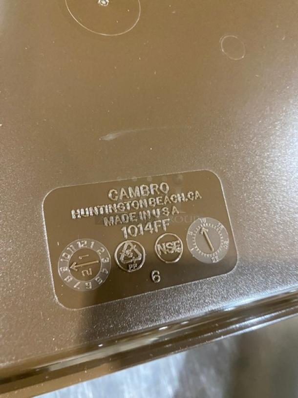 NEW Cambro brown rectangular serving tray, model 1014FF167, 10"x14", made in USA, commercial use, mint condition.