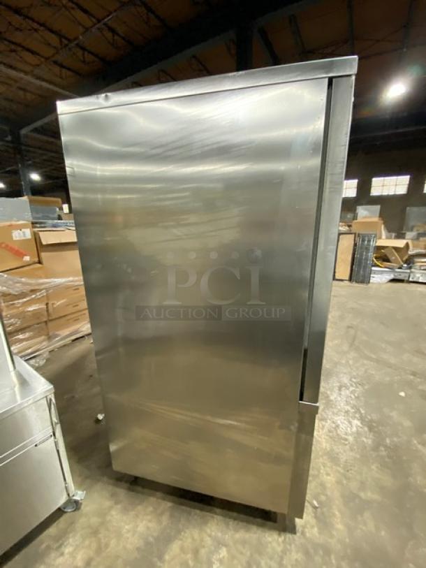 Irinox HC14150 stainless steel blast chiller, single door, electric, 208V 3 phase, on casters, used condition.