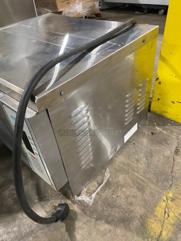 TurboChef NGC stainless steel rapid cook oven, ventless countertop model with digital controls, 208/240V power.