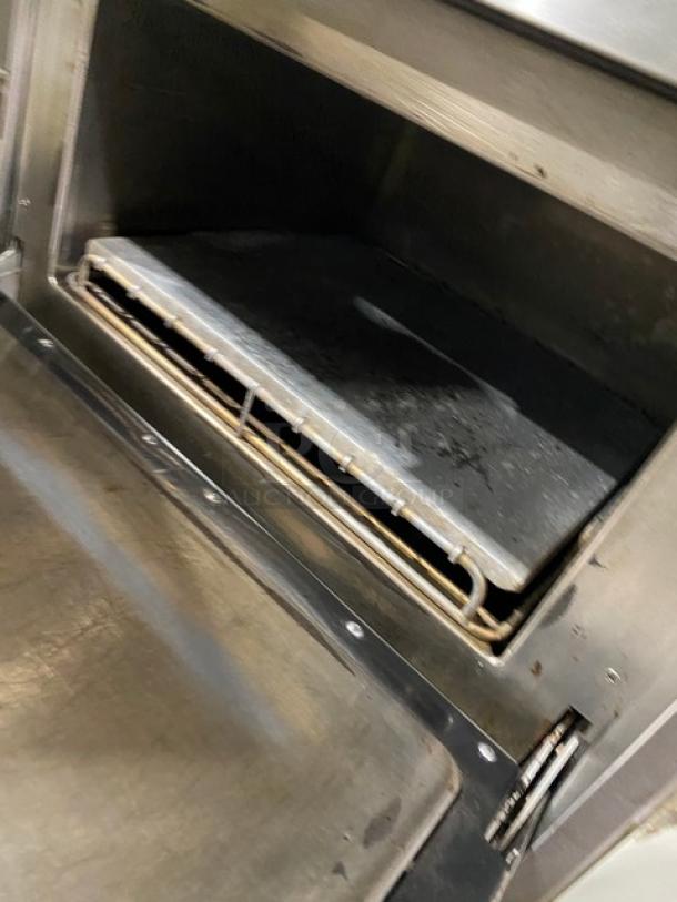 TurboChef NGC stainless steel electric rapid cook oven with digital controls, ventless design, in used condition.