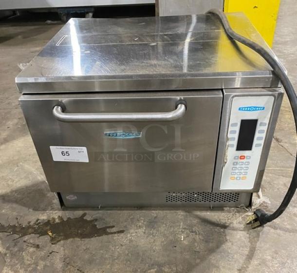 TurboChef NGC commercial stainless steel ventless rapid cook oven with digital controls, electric-powered, 208/240V.