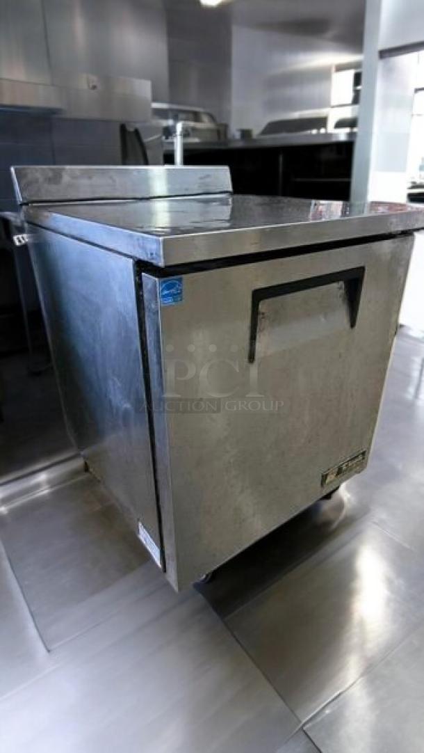 True TWT-27F one-door undercounter freezer in outstanding condition, stainless steel, 115V, fully tested and working.