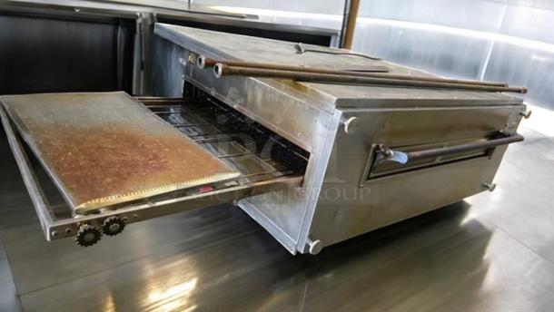 XLT 3255 natural gas conveyor pizza oven in exceptional condition, fully tested and operational, made in Wichita, Kansas, USA.