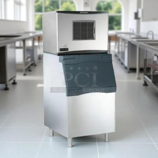 Scotsman C0530SA-1 Prodigy® Series ice machine, 30" air cooled, excellent condition, tested, small cube production.