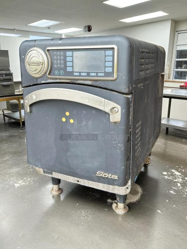 TurboChef Sōta NGO high-speed countertop oven in excellent condition, 208/240V, 1 Phase, with control panel.