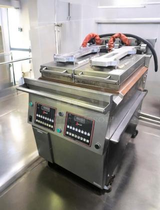 Garland Xpress Grill XE36, electric dual platen, superb condition, 208/240V, digital controls, fully tested, Welbilt Inc.