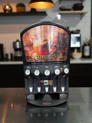 Grindmaster PIC5 powdered specialty beverage dispenser, five-flavor options, excellent condition, tested and working.