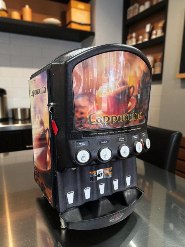 Grindmaster PIC5 powdered beverage dispenser, five flavors, excellent condition, tested and working.