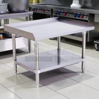 Atosa ATSE-3036 stainless steel equipment stand, 36"x30", with lower shelf, in great condition. Ideal for kitchens.