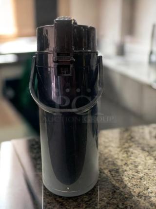 Excellent Condition – BUNN Airpot Coffee Server – Black – Tested & Working! - Item #1220251