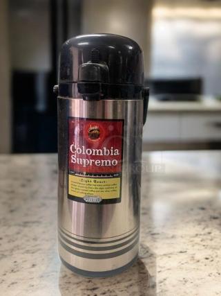 Excellent Condition – Java Classics Airpot Coffee Server – Colombia Supremo – Tested & Working! - Item #1220250