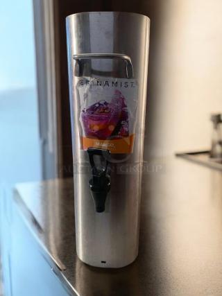 Curtis GemX GEN3 iced tea dispenser in stainless steel, excellent condition, Mango Iced Tea graphic, tested and working.