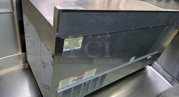 Beverage-Air WTR72AHC-FIP 72" worktop refrigerator, immaculate condition, three sections, tested and working, 115V.