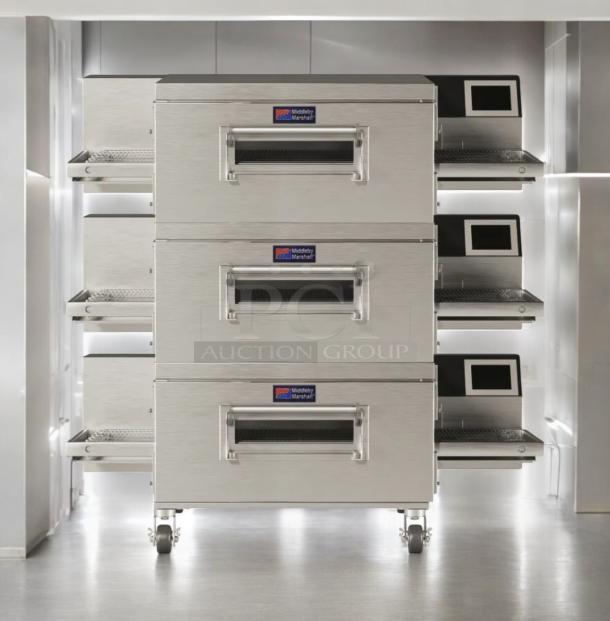 Middleby Marshall CTX DZ33T Triple Deck Infrared Conveyor Oven, superb condition, 208V, fully tested and working.