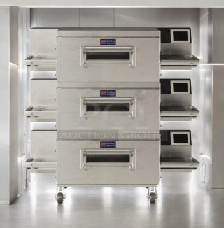 Middleby Marshall CTX DZ33T Triple Deck Infrared Conveyor Oven, superb condition, 208V, fully tested and working.