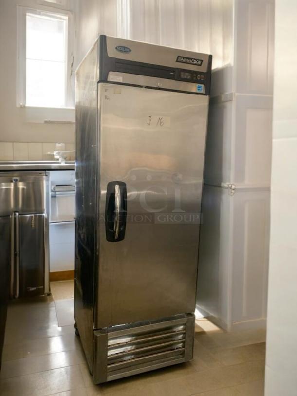 Stainless steel commercial freezer, model F23-S, excellent condition, UL & ETL certified, tested and working.