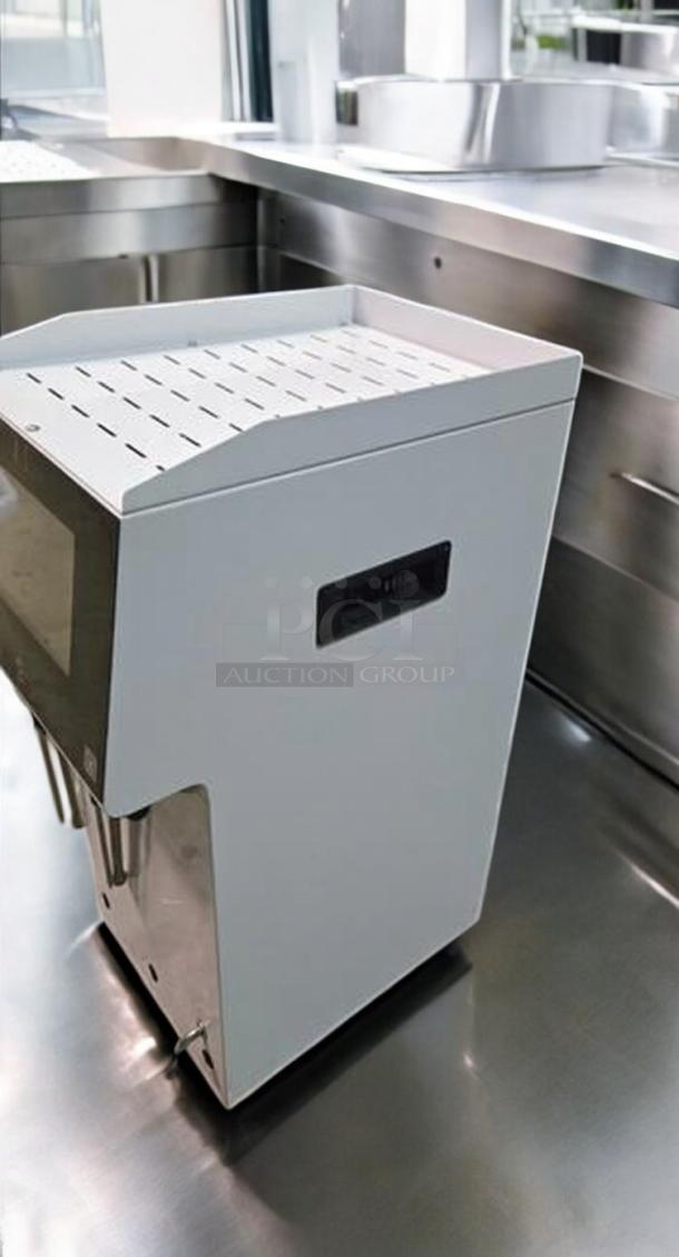 Anhui Linkbar Double Favor espresso machine in excellent condition, 110V, fully tested, stainless steel exterior.