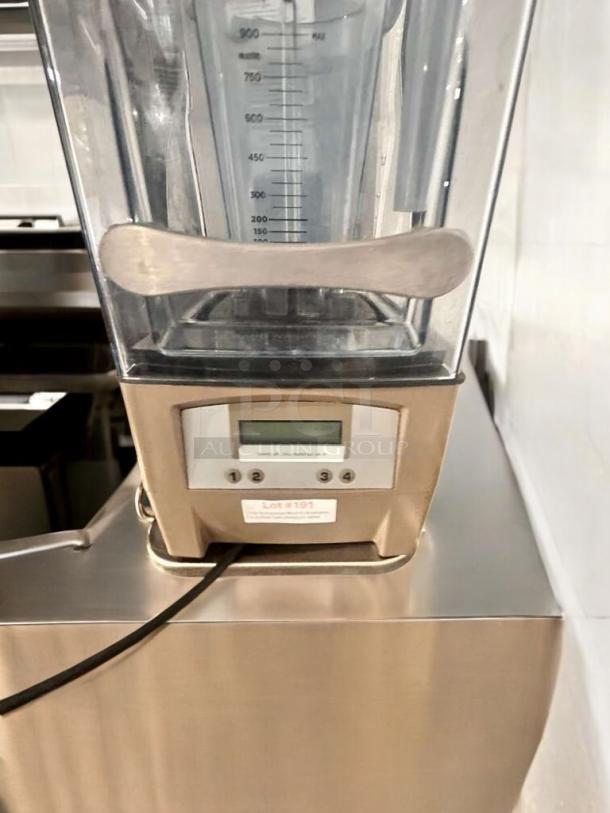 Blendtec Stealth 885 blender with sound enclosure, pristine condition, 120V, tested working, commercial-grade, Lot #191.