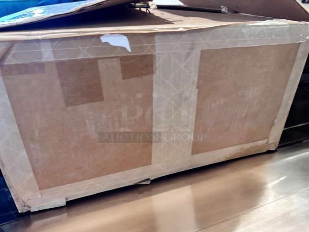 Cardboard box containing Celestial Lighting HYDRA STL Series string light set, new and unused, UL listed, commercial-grade.
