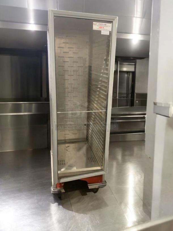 Avantco HC1836H heated holding cabinet, full-size, outstanding condition, 120V, fully tested and working, stainless steel interior.