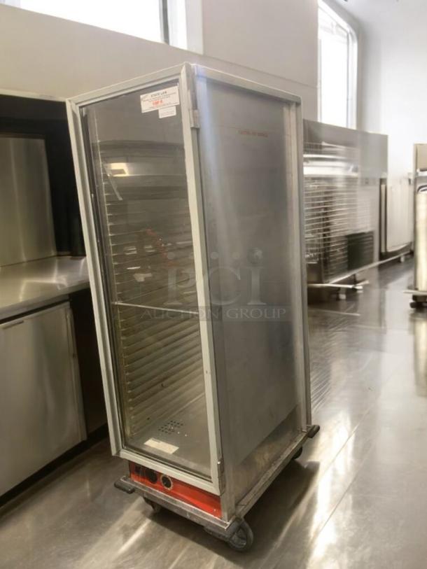 Avantco HC1836H heated holding cabinet, full-size, outstanding condition, 120V, tested and working, stainless steel.