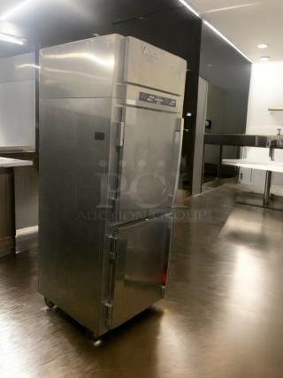 Victory UltraSpec RFS-1D-S1-EW-HD-SPEC single door refrigerator, top-tier condition, stainless steel, 115V, tested, working.