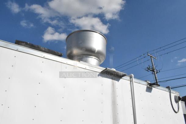 Food trailer with CaptiveAire hood, new 2021. Ideal for ghost kitchens. Features include True freezers, cooler, H&K fry freezers.