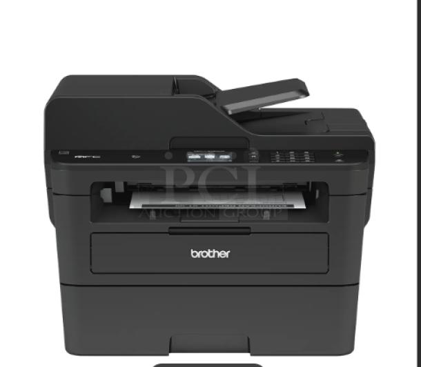 Brother Wireless MFC-L2760DW Laser Printer, new condition, features copy, scan, fax, duplex, and mobile printing.