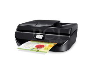 HP OfficeJet 5258 Color Inkjet All-in-One Printer, new condition, touchscreen control, model displayed.