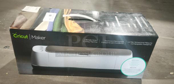 Brand new Cricut Maker 4 Smart Cutting Machine in Seashell, model 2010180, with digital content bundle, in box.
