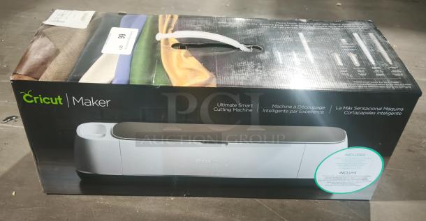 Brand new Cricut Maker 4 Smart Cutting Machine in Seashell color, model 2010180, in original packaging with digital content bundle.