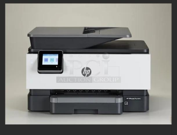Brand new HP OfficeJet Pro 9128e All-in-One Printer, featuring 6 months of Instant Ink with HP+, in pristine condition.