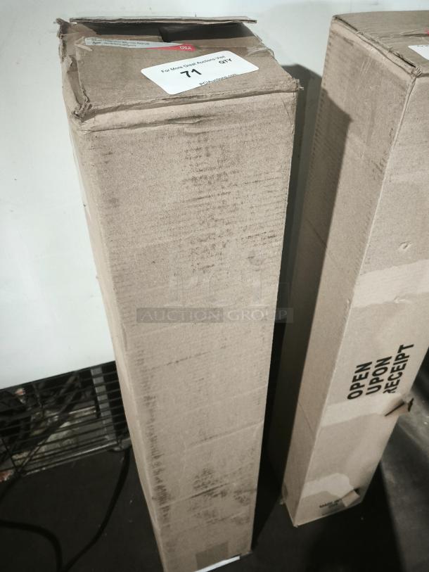 Brand new EverLife Chair Mat for Hard Floors, 46"x60", clear, in sealed cardboard box with label.