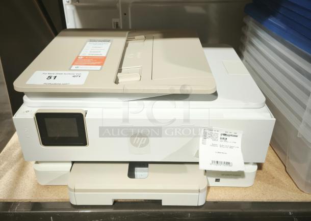 Brand new HP Envy Inspire 7955e wireless color inkjet printer, featuring print, scan, copy, mobile printing, 3-month Instant Ink trial, AI-enabled.